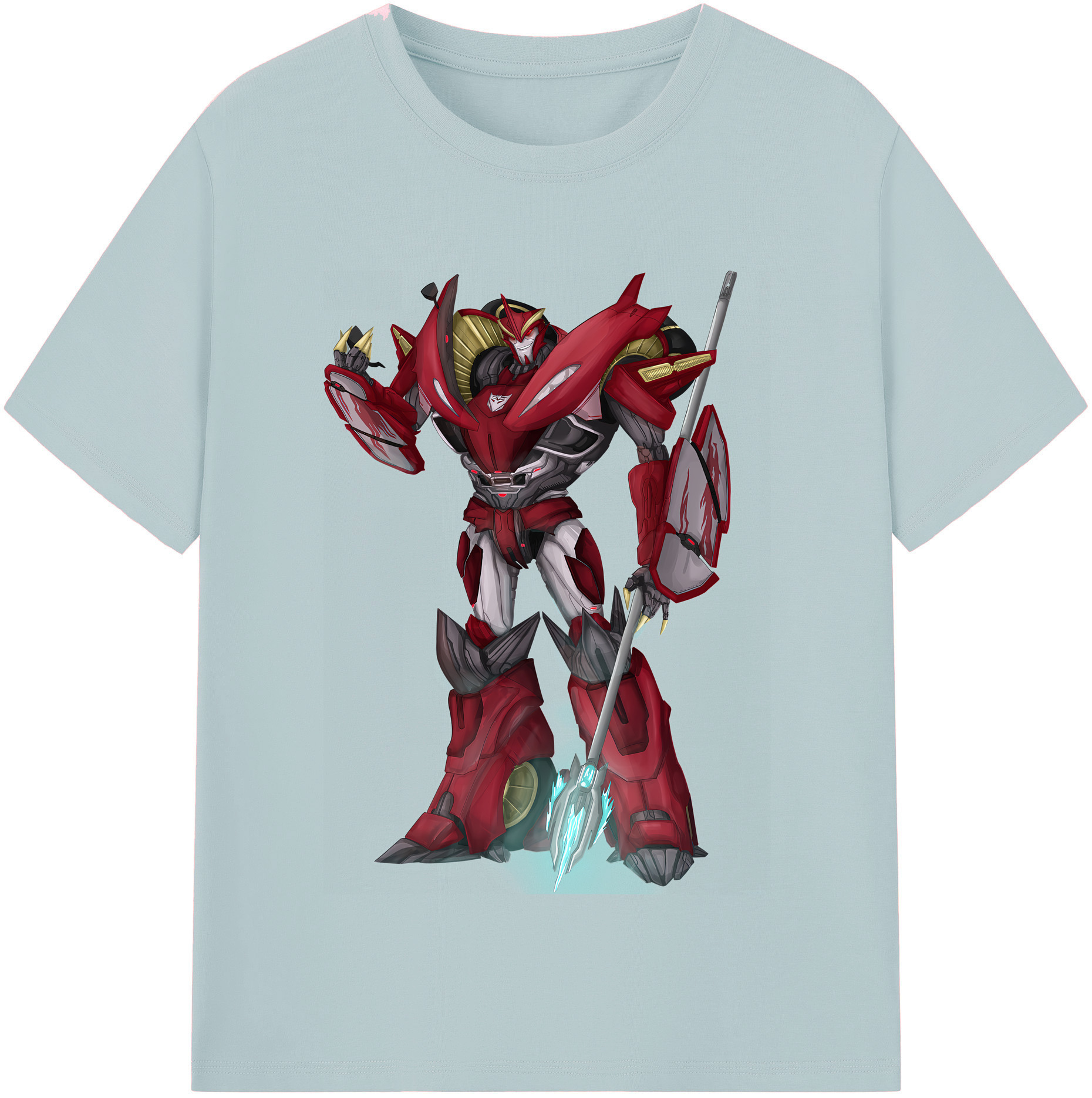（画像用） Transformers トランスフォーマー 綿100％半袖Tシャツ（フロントプリント）